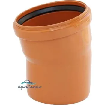 Kanalizační potrubí KG 110 mm koleno 15°