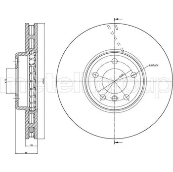 Brzdový kotouč Brzdový kotouč CIFAM 800-1328C