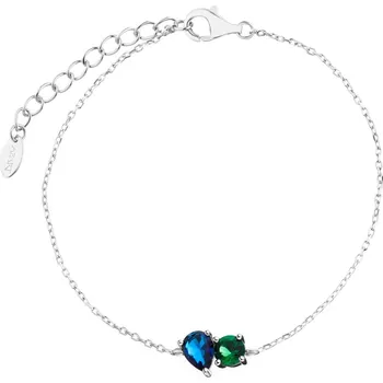 Náramek Stříbrný náramek se zirkony - AP536-8887