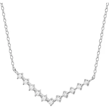 Náhrdelník Stříbrný náhrdelník se zirkony - AP537-4923