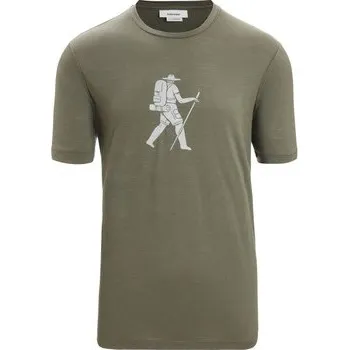 Icebreaker Men Tech Lite II SS Tee Trail Hiker, Loden 0A56NC069 pánské tričko XL + Doprava zdarma