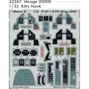 Plastikový model Eduard 1/32 Mirage 2000D (KITTY HAWK)