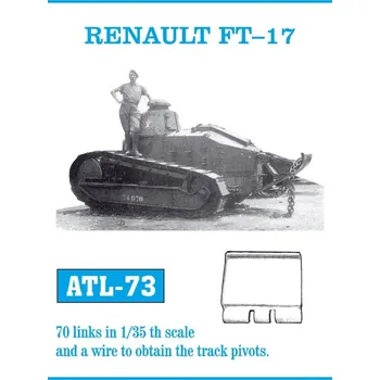 Plastikový model 1/35 ATL-073 RENAULT FT-17 - Friul Model
