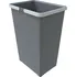 Odpadkový koš Elletipi Big PTMSG44C97M 24 l koš s rukojeťmi šedý