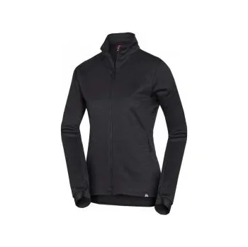 Dámská mikina Northfinder Connie black XS; Černá mikina + DÁREK DLE VÝBĚRU!