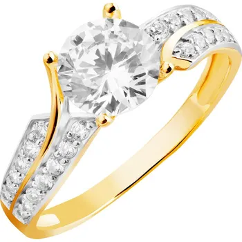 Prsten Zlatý prsten se zirkony - P-936.01