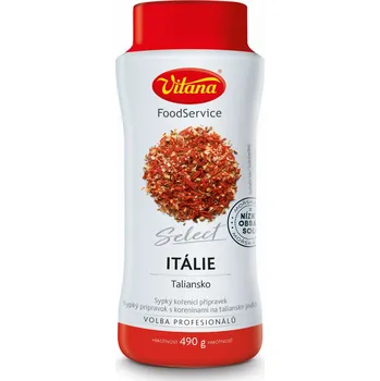 Itálie - snížený obsah soli - kořenící přípravek 490g Vitana