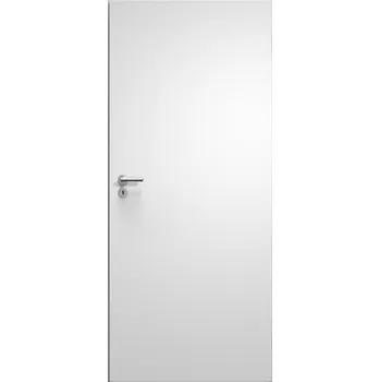 Interiérové dveře Dveře do skryté zárubně - plné - CPL LAMINÁT BÍLÁ PÓR Průchozí výška (cm): 197, Průchzí šířka (cm): 80