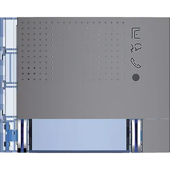 Elektrická zásuvka BTICINO Kryt 351100 2T/2SL ocel 351143