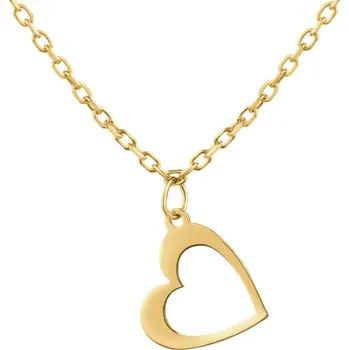 Náhrdelník Zlatý náhrdelník, anker - srdce - AP538-2645