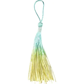 Střapce na záložky do knih duhové – 9 cm Barva: Modro-žlutá