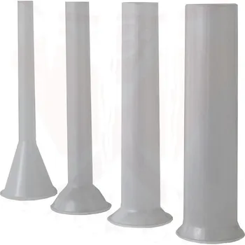 Plastové nástavce na ruční vertikální plničky klobás BEEKETAL 4 ks