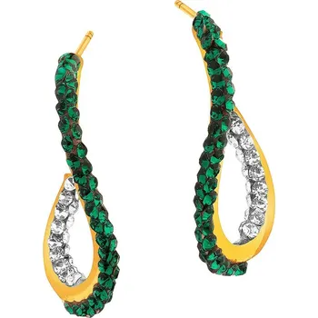 Náušnice Zlaté náušnice se zirkony - AP534-9303