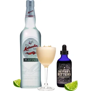 Nápoj Rum Sour | Matusalem Platino (set 1 x 0.7 l, 1 x 0.12 l)