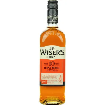 Whisky J.P. Wiser's Triple Barrel 10 letá 40% 0,7l