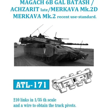 Plastikový model 1/35 ATL-171 GAL BATASH / ACHZARIT Late / MERKAVA Mk. 3D - Friul Model