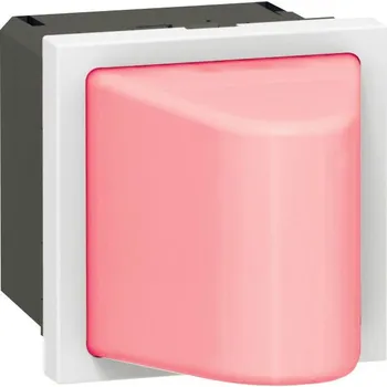 Nástěnné svítidlo LEGRAND Kontrolka MOSAIC 78570 230V 2M červená 078570