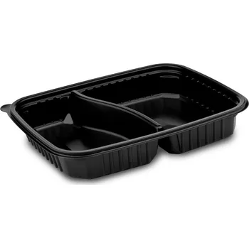 Jednorázové nádobí Menu mísa do mikrovlnky,2dílná,1,1L,50ks