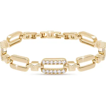 Náramek biju Pozlacený náramek se zirkony 14k 2002613