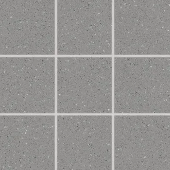 Dlažba Rako Compila DAK11866, dlažba, tmavě šedá, matná, 10 x 10 x 0,9 cm