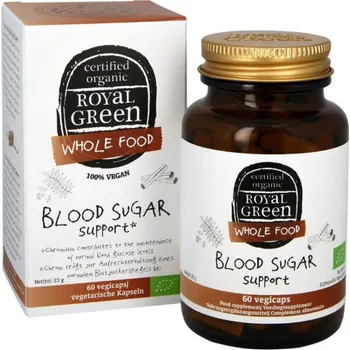 Royal Green Blood sugar support 60 kapslí + dárek SONETT Tablety do myčky - vzorek 20 g zdarma