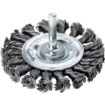 Nástrojový kruhový kartáč se stopkou, ušlechtilá ocel, splétaný 75x0,5 mm lessmann 417398