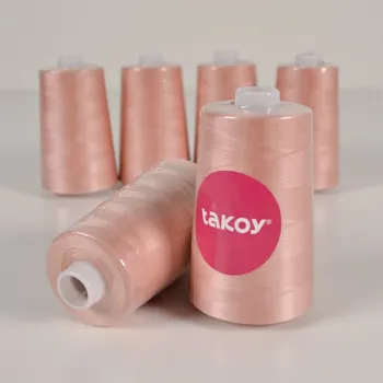Overlock / coverlock polyesterová nit TKY 5000 barva pudrově růžová