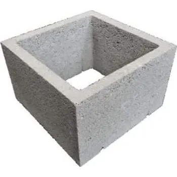 plotová tvarovka Sloupková tvarovka PRESBETON 300x300x250mm, přírodní hladká