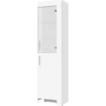 Knihovna Vitrína Cezanne R6, bílá