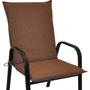 Podsedák Polstr na křeslo z tahokovu UNI látka hnědý melír