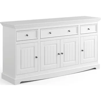 Komoda Massivo.cz Komoda Belluno Elegante 4.3, dřevěná, bílá, masiv, borovice