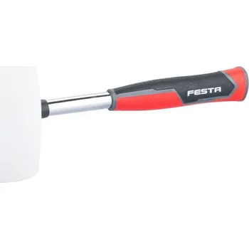 Ruční nářadí Palice gumová bílá FESTA 90mm 34cm