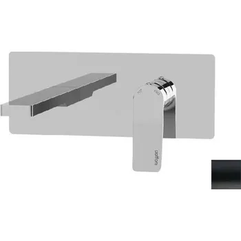 Vodovodní baterie Paffoni Tilt - Umyvadlová baterie pod omítku s tělesem, matná černá TI104NO