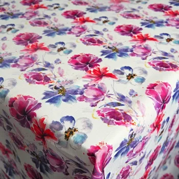 ubrus Teflonový ubrus tisk Paloma - obšitý 120x120