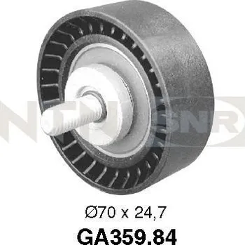 Vratná/vodicí kladka, klínový žebrový řemen SNR GA359.84