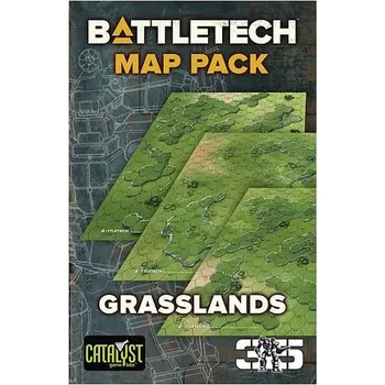 Příslušenství k deskovým hrám Catalyst Game Labs Sada map BattleTech: Grasslands