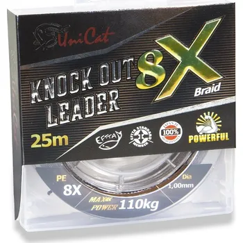 Uni Cat Šňůra Knock Out Leader 8-X 25 m 0,70mm