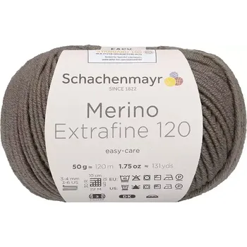 Příze Schachenmayr Merino extrafine 120 Taupe 116 (Příze Merino extrafine 120 Taupe 116)