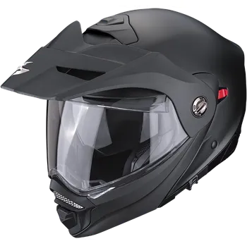 Helma na motorku Scorpion adx-2 solid perleťově černá matná l