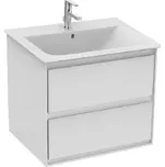 Ideal Standard Connect Air - Skříňka pod umyvadlo, 60x44x52 cm, lesklá bílá/světlá šedá mat E0818KN