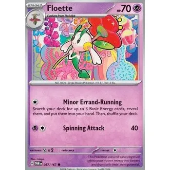 Sběratelská karetní hra Pokémon TWM 087/167 Floette - Twilight Masquerade Stav: Near Mint, Verze: REVERSE HOLO