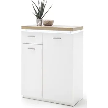 Komoda Komoda CALI V (Bílá + Dub)