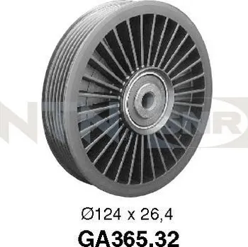 Vratná/vodicí kladka, klínový žebrový řemen SNR GA365.32