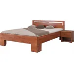 Manželská postel SOFIA čelo rovné s výřezy L, 180x200 cm, buk cink