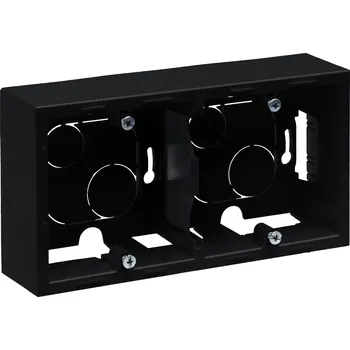 Elektroinstalační krabice LEGRAND Krabice SUNO 721495 2P na povrch černá 721495