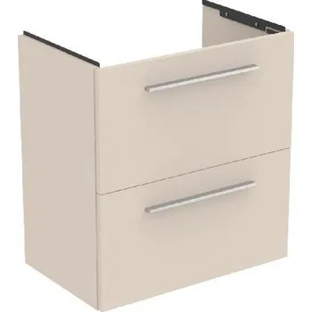 Koupelnový nábytek Ideal Standard i.Life S - Skříňka pod umyvadlo, 60x38x63 cm, 2 zásuvky, matná písková T5293NF