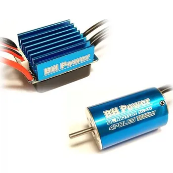 RC náhradní díl Střídavý elektromotor 2845 3900kv+35A pro RC auta Combo BH Power