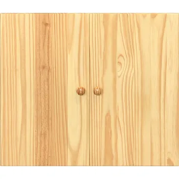 Knihovna Dřevěné borovicové dveře 855 na knihovnu