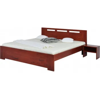 Postel Manželská postel VALENCIA 180 cm buk cink