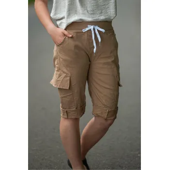 Kraťasy do gumy CARGO 2621 Itálie barva: hnědá-camel, velikost: Univerzální-jedna velikost